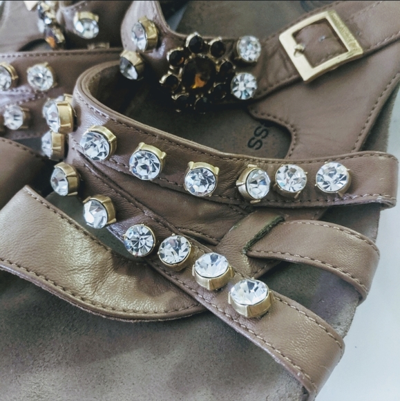 Festival Cork Comfort Sandals 8 39 Bling Vacation - Picture 3 of 8